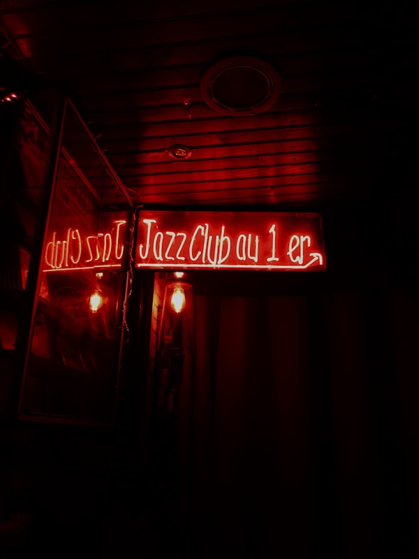 Jazz club neon